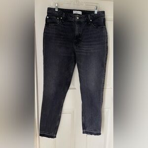 Abercrombie & Fitch Curve Love The Skinny High Rise Black Jeans